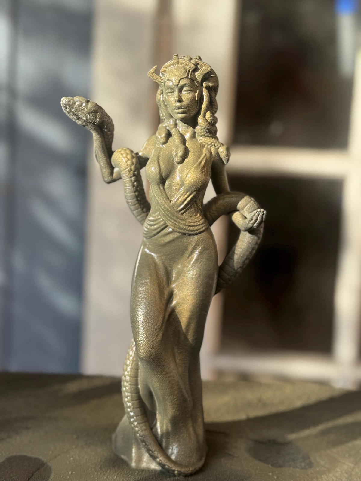 Serpentine Queen Medusa Statue