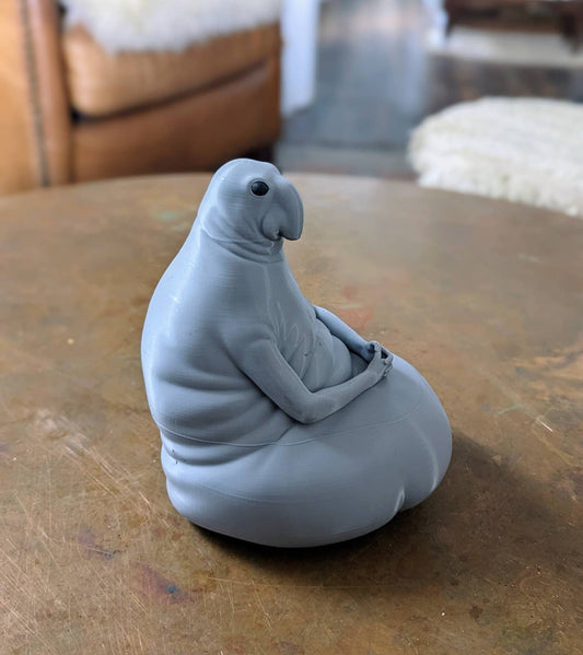 Homunculus Loxodontus Meme Figure - Margriet Breevoot Sculpture — handmade gothic art by Cozy AF Sweatshop (3)