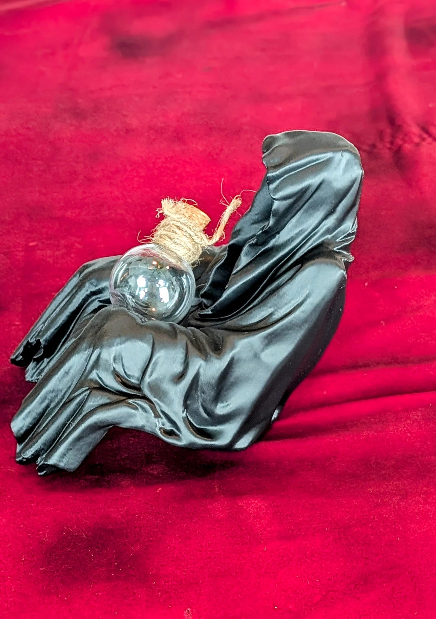 Phantom Trinket Holder - Gothic Cloaked Specter with Potion Bottle