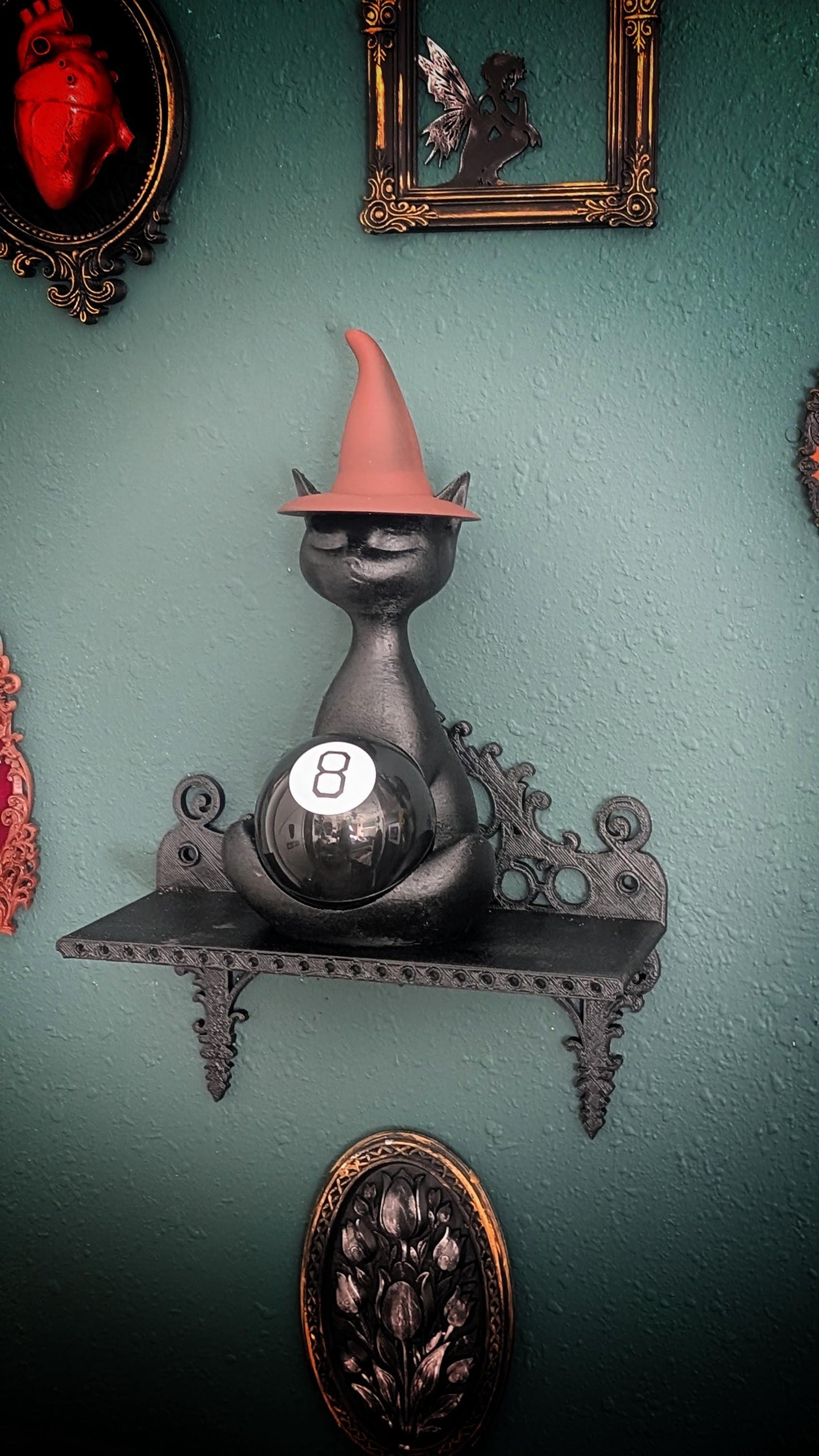 Witchy Cat & Purrdiction 8 Ball