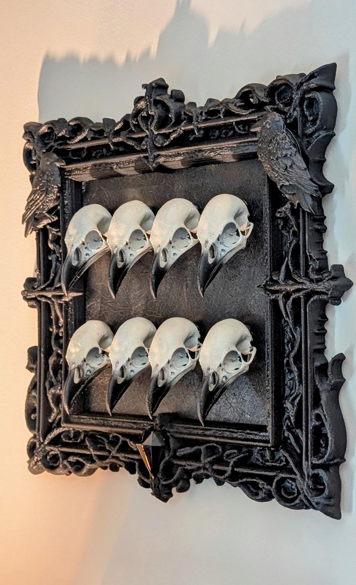 Murmuration of Shadows — handmade gothic art by Cozy AF Sweatshop (1)
