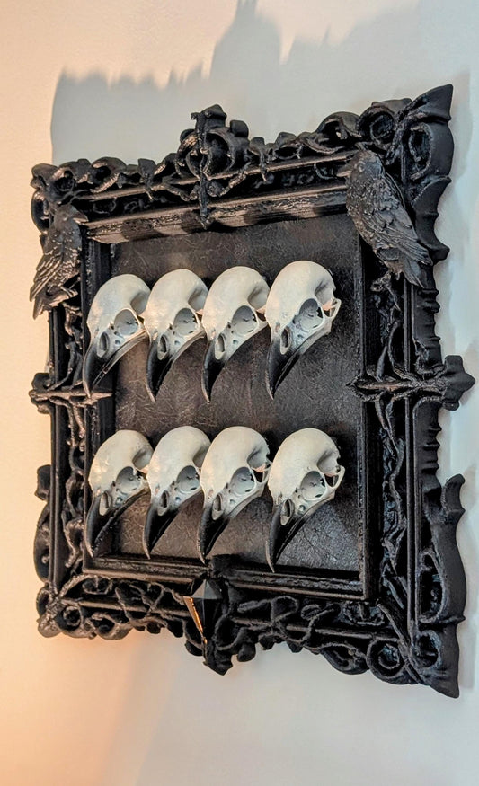Murmuration of Shadows — handmade gothic art by Cozy AF Sweatshop (1)