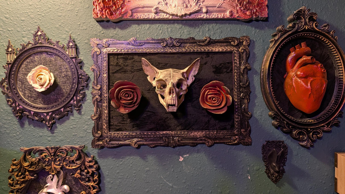 Velvet Fang — Handmade Art Piece — handmade gothic art by Cozy AF Sweatshop (2)