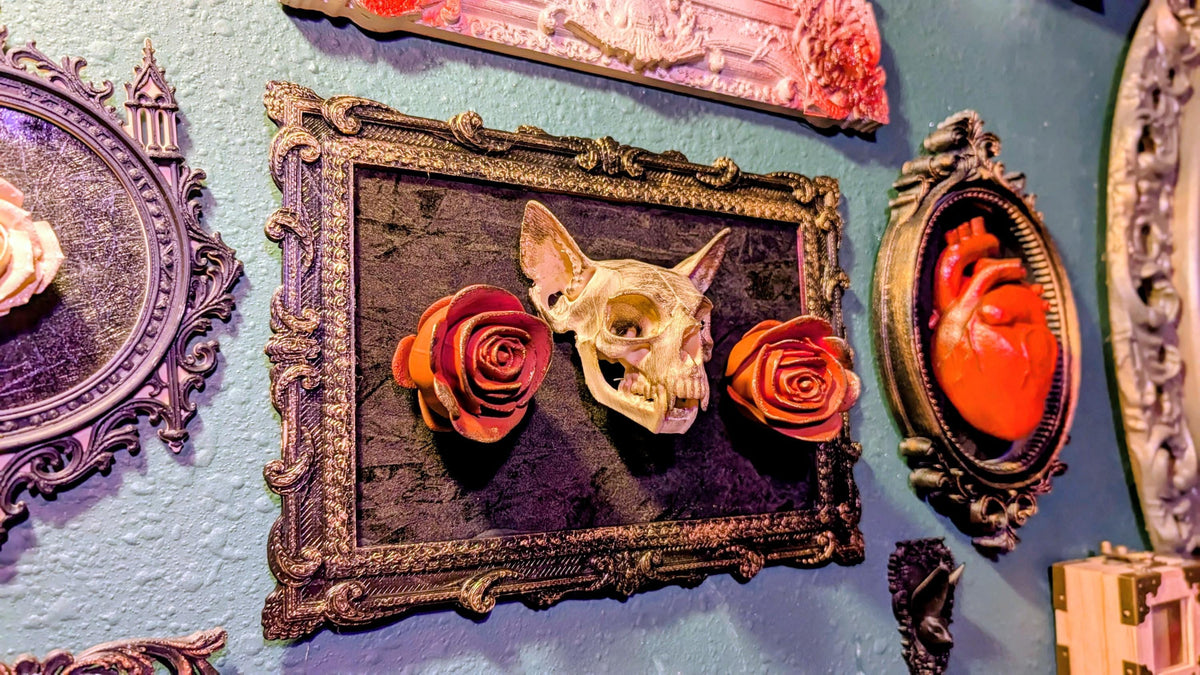 Velvet Fang — Handmade Art Piece — handmade gothic art by Cozy AF Sweatshop (3)