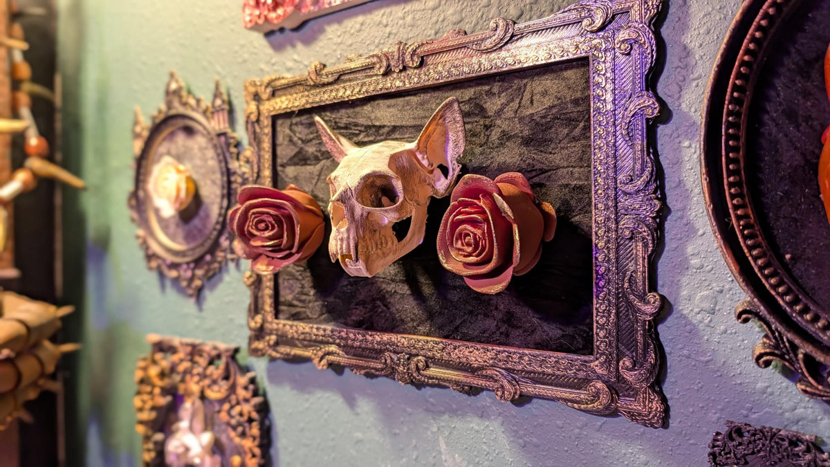 Velvet Fang — Handmade Art Piece — handmade gothic art by Cozy AF Sweatshop (1)