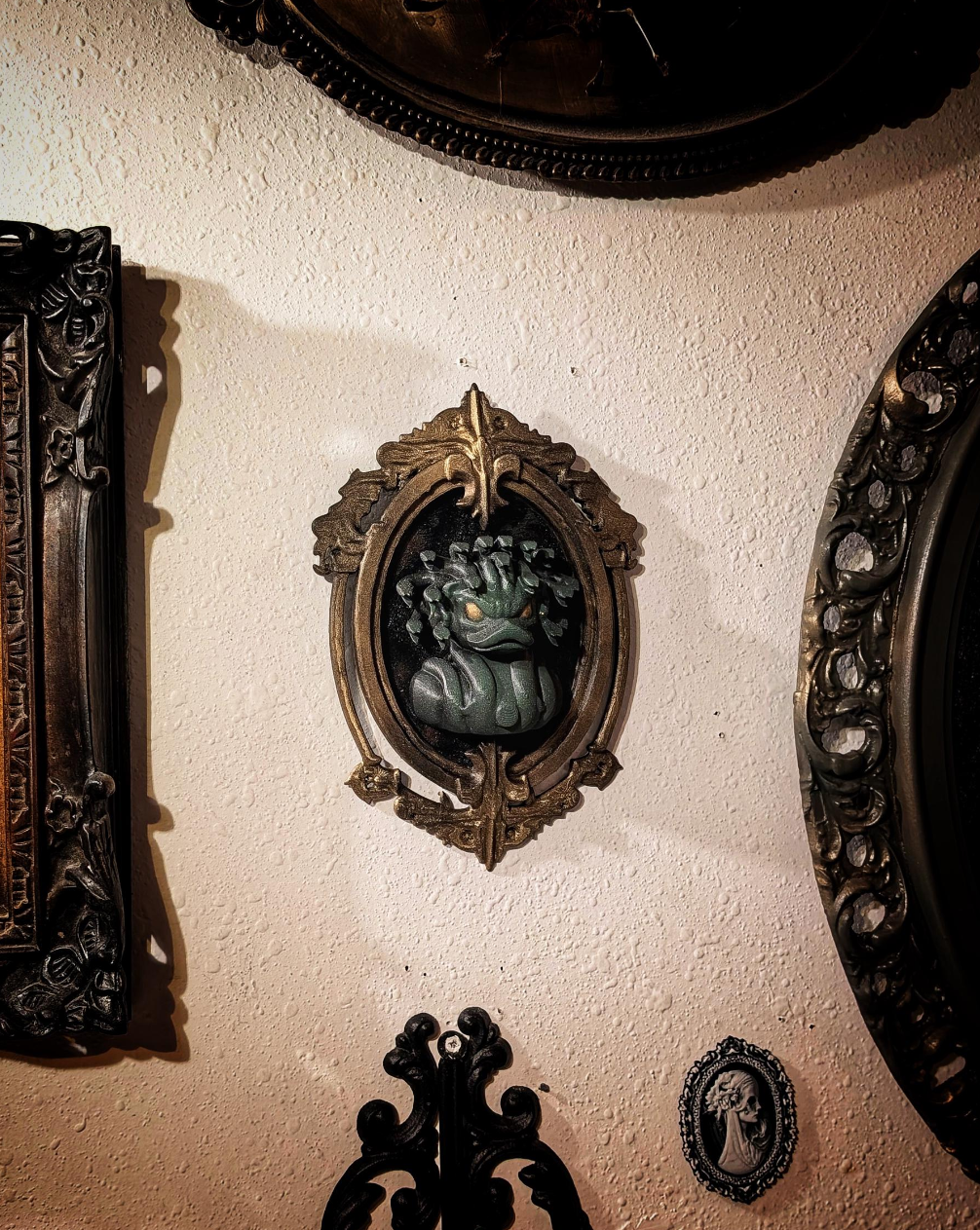 Medusa Duck Gothic Sculpture - Fearless Dark Art Piece